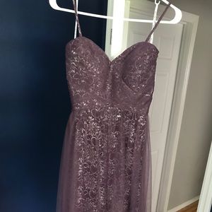 Jasmine bridal belosie bridesmaid gown dark purple